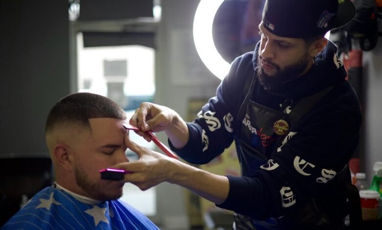 low fade haircut style